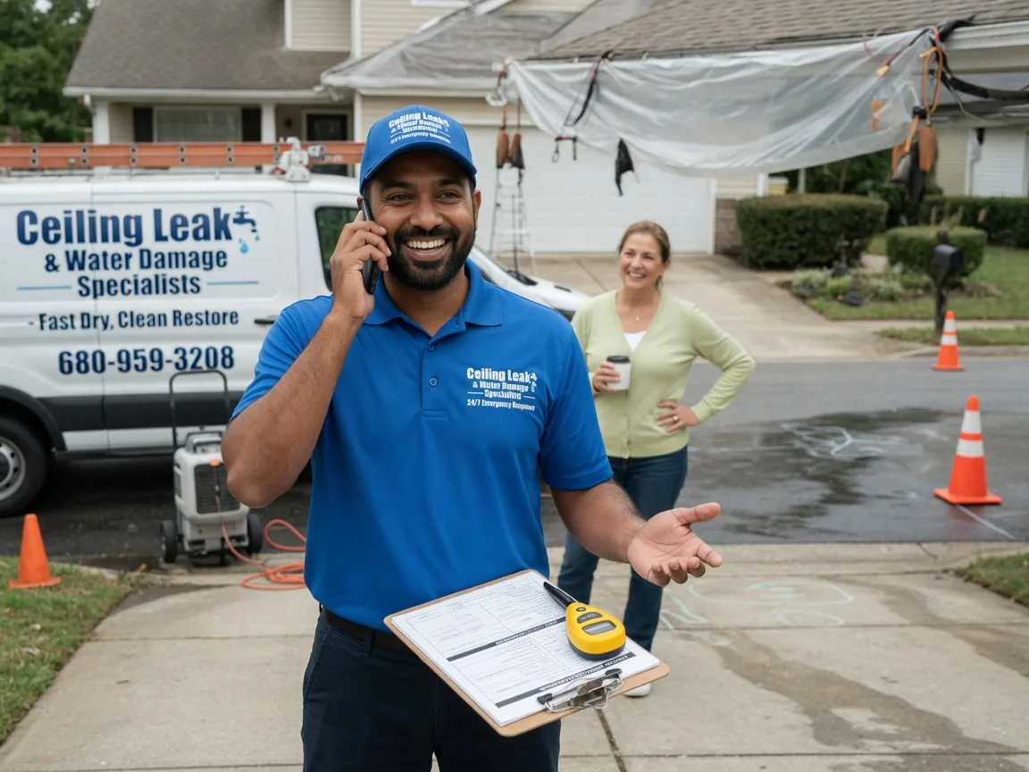 Ceiling Leak Cleanup Ashuelot, NH FAQs
